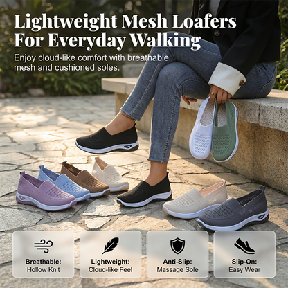 👟🔥2026 Neue Modelle kommen！Atmungsaktive Mesh-Slipper für Damen✨