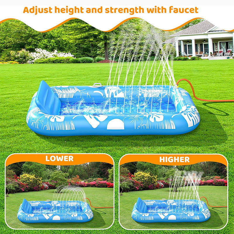🏊 50% RABATT! 🥳 Aufblasbare Bräu-Liege – Automatische Sprühkühlung & abnehmbares Kissen – Getränkehalter & Sicherheitsgriffe – perfekt für Garten, Pool oder Strand – ideal für zwei Erwachsene 💦
