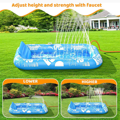 🏊 50% RABATT! 🥳 Aufblasbare Bräu-Liege – Automatische Sprühkühlung & abnehmbares Kissen – Getränkehalter & Sicherheitsgriffe – perfekt für Garten, Pool oder Strand – ideal für zwei Erwachsene 💦