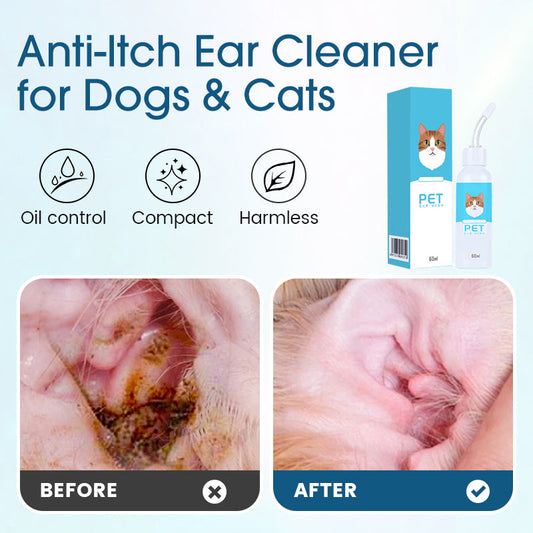 🐶🐱 Ohrenreiniger | Gegen Juckreiz für Hund & Katze 👂