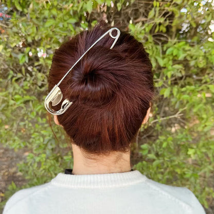 🧷✨Große Haarspange in Form einer Sicherheitsnadel – Trendiges Accessoire!