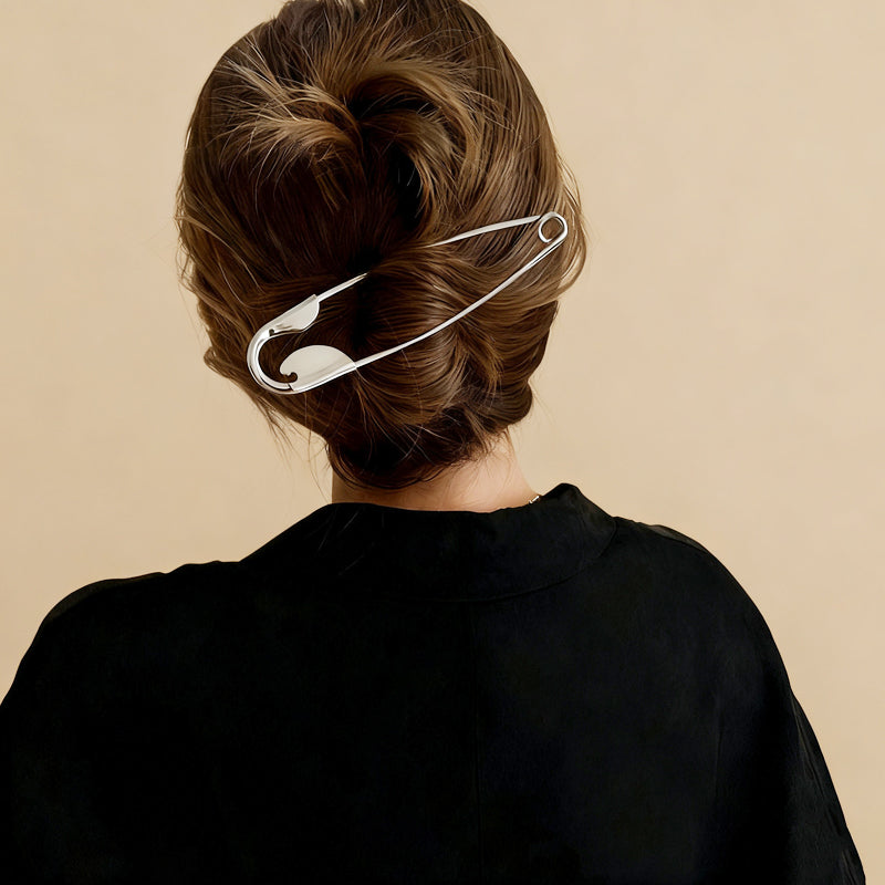 🧷✨Große Haarspange in Form einer Sicherheitsnadel – Trendiges Accessoire!