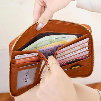 🔐💳 Praktische Reisepass-Geldbörse mit RFID-Schutz für Reise & Alltag