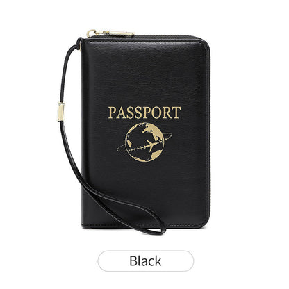 🔐💳 Praktische Reisepass-Geldbörse mit RFID-Schutz für Reise & Alltag