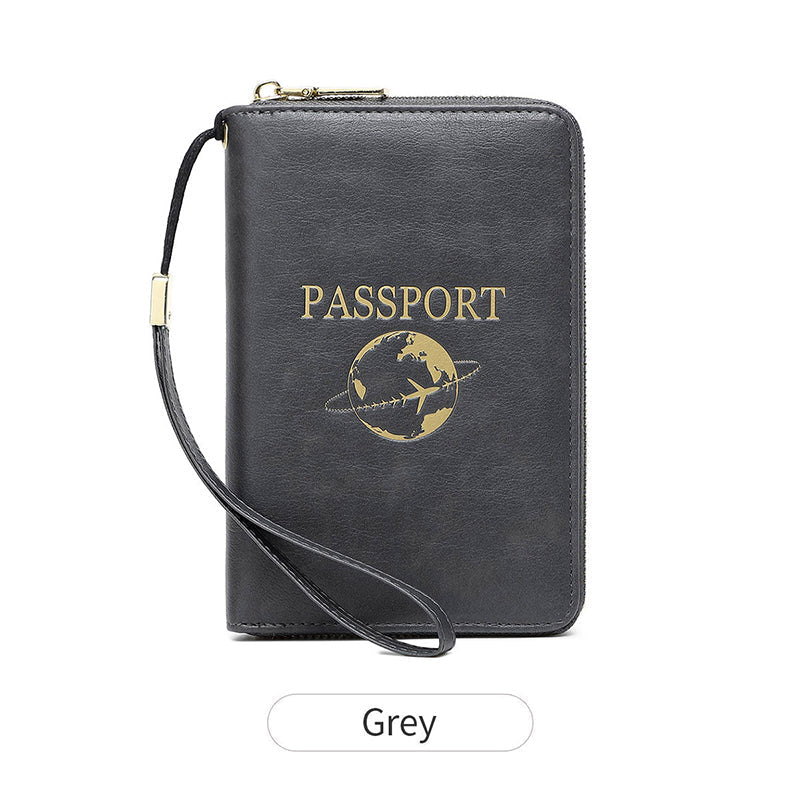 🔐💳 Praktische Reisepass-Geldbörse mit RFID-Schutz für Reise & Alltag