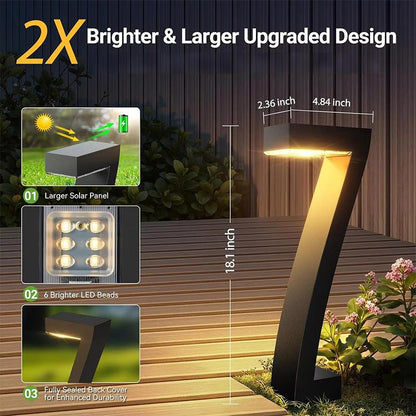 ⏳Limitiertes 60 % Rabatt⏰Kreative, wasserdichte Solar-Wegeleuchten🏡💡