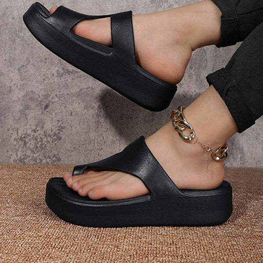 👡✨ Damen Sandalen mit Plateau-Absatz & Zehensteg 🔥