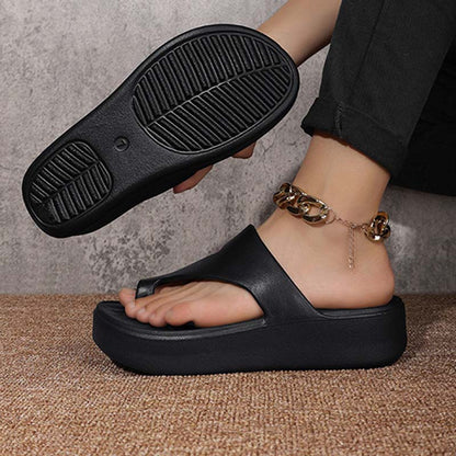 👡✨ Damen Sandalen mit Plateau-Absatz & Zehensteg 🔥