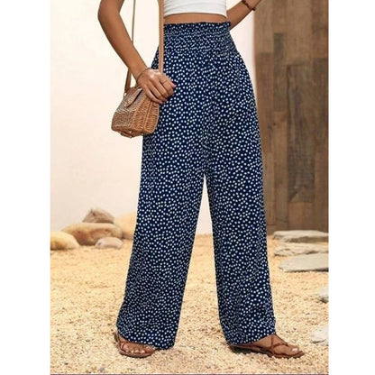 👗⏰ 50% RABATT nur für kurze Zeit! Damen-Hose mit gerafftem Hohem Bund & Weitem Bein – Leicht, vielseitig & eleganter Oversize-Style 🌿