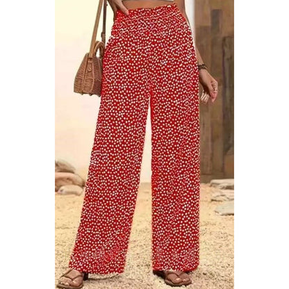 👗⏰ 50% RABATT nur für kurze Zeit! Damen-Hose mit gerafftem Hohem Bund & Weitem Bein – Leicht, vielseitig & eleganter Oversize-Style 🌿