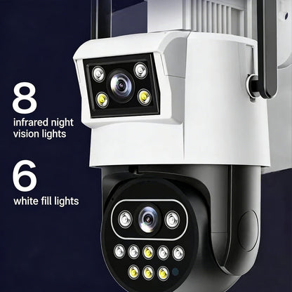 🔥 -50% RABATT: 360° Dual-Lens Überwachungskamera ✨🛡️