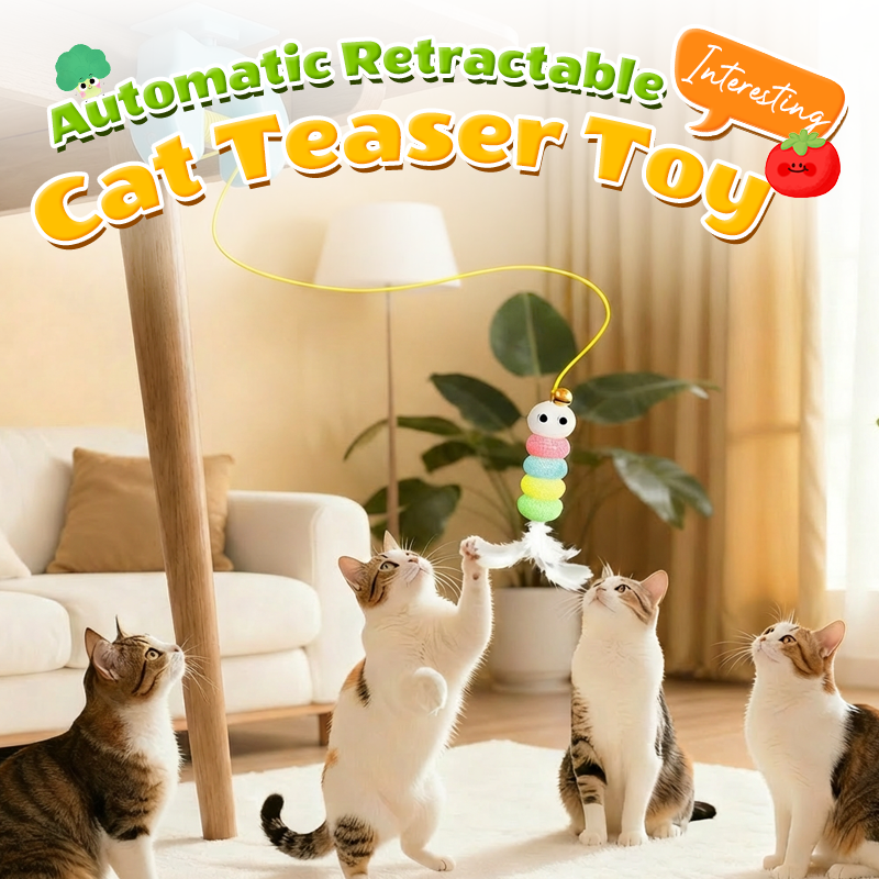 🐈Automatisches, einziehbares Katzenspielzeug💡