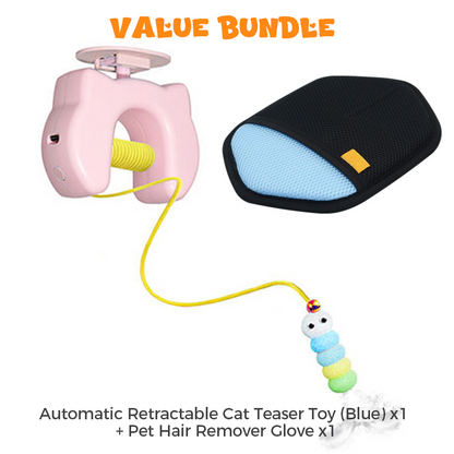 🐈Automatisches, einziehbares Katzenspielzeug💡
