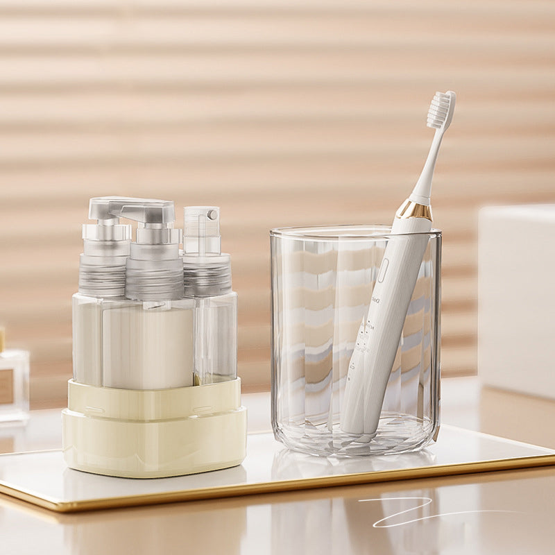 🚗💧 Tragbare Vier-in-Eins-Aufbewahrungsflasche ✨ Ideal für unterwegs 🧳