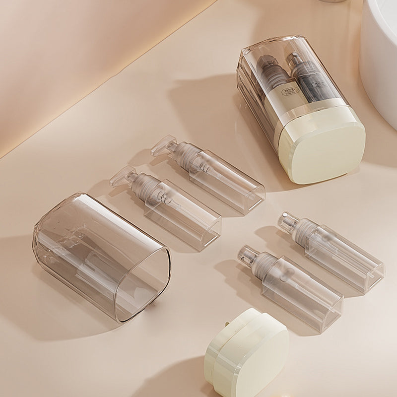 🚗💧 Tragbare Vier-in-Eins-Aufbewahrungsflasche ✨ Ideal für unterwegs 🧳