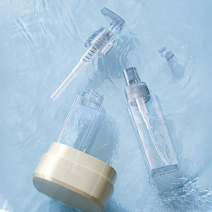 🚗💧 Tragbare Vier-in-Eins-Aufbewahrungsflasche ✨ Ideal für unterwegs 🧳