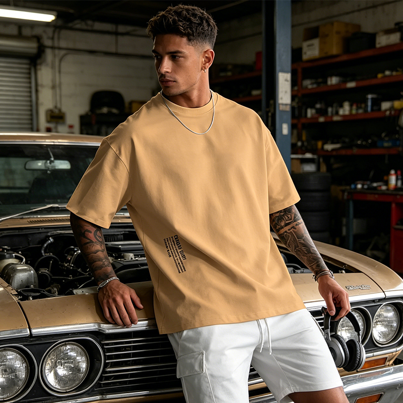 📢🔥Letzter Tag: 50% Rabatt!⏰👕Herren Urban Style Loose Fit Kurzarm-Shirt✨