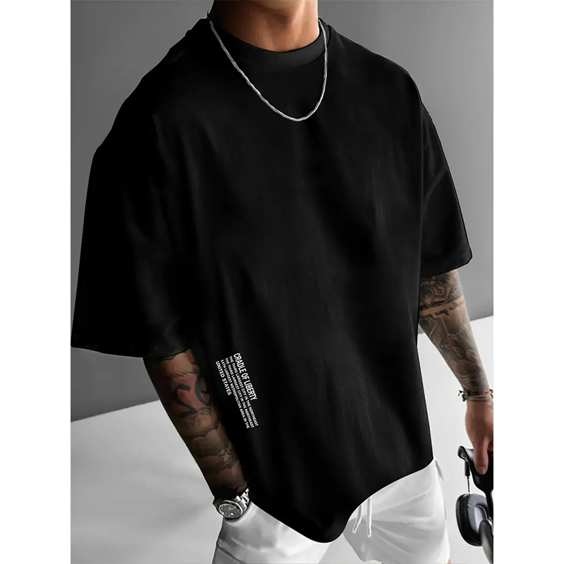📢🔥Letzter Tag: 50% Rabatt!⏰👕Herren Urban Style Loose Fit Kurzarm-Shirt✨