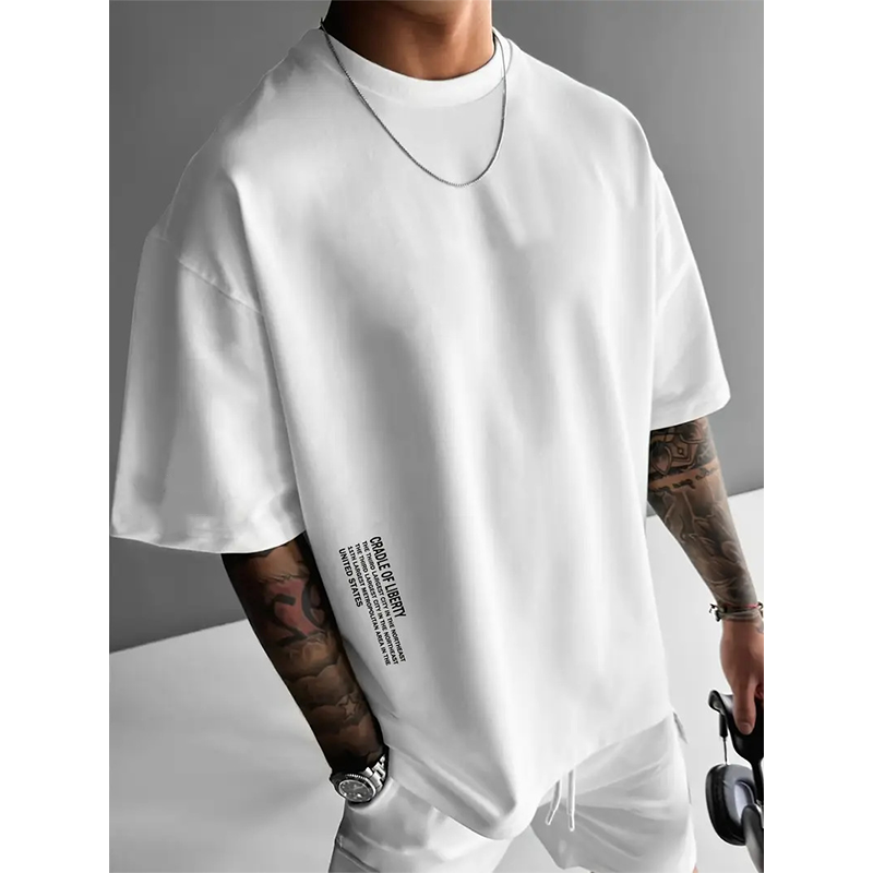📢🔥Letzter Tag: 50% Rabatt!⏰👕Herren Urban Style Loose Fit Kurzarm-Shirt✨