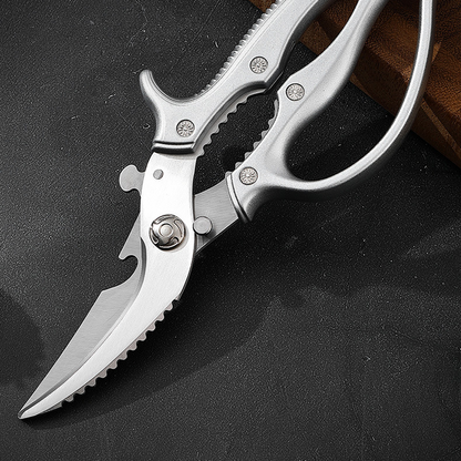 ✂️ LIMITIERT 40% RABATT! ⚡ Robuste Multifunktions-Küchenschere aus Edelstahl – Mit Nussknacker, Flaschenöffner & Sicherheitssperre 🔪