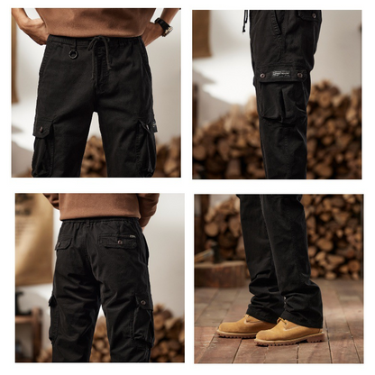 👖40% Rabatt! ⚡ Herren-Taktik-Arbeitshosen – gerade geschnitten, atmungsaktives hochwertiges Baumwollmaterial, praktische Taschen 🎒