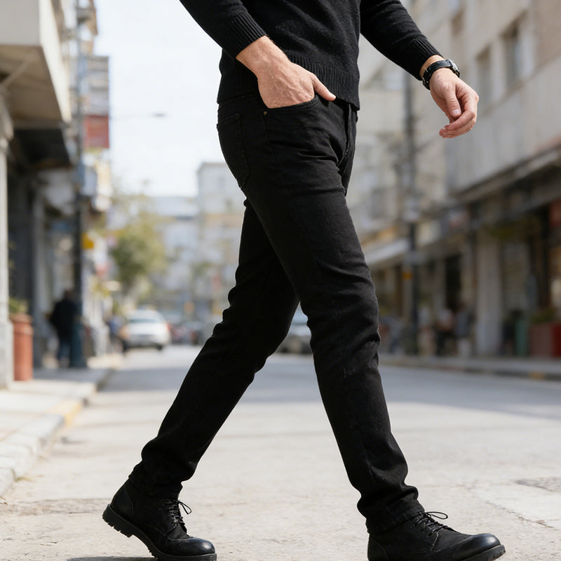 🧵👖Klassische Stretch-Jeans für Herren | Slim-Fit & angenehm weich