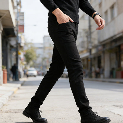 🧵👖Klassische Stretch-Jeans für Herren | Slim-Fit & angenehm weich
