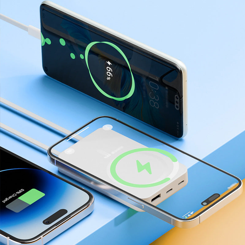 ⏰ Blitzangebot! 50 % Rabatt – nur noch heute Abend! Magnetische Powerbank mit Ständer und Schnellladefunktion