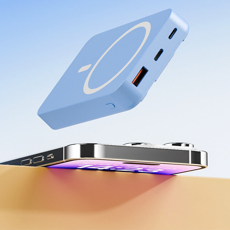 ⏰ Blitzangebot! 50 % Rabatt – nur noch heute Abend! Magnetische Powerbank mit Ständer und Schnellladefunktion