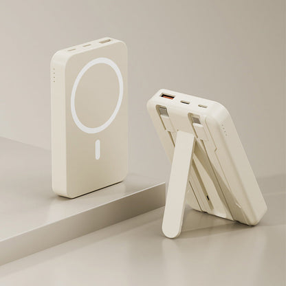 ⏰ Blitzangebot! 50 % Rabatt – nur noch heute Abend! Magnetische Powerbank mit Ständer und Schnellladefunktion