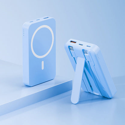 ⏰ Blitzangebot! 50 % Rabatt – nur noch heute Abend! Magnetische Powerbank mit Ständer und Schnellladefunktion