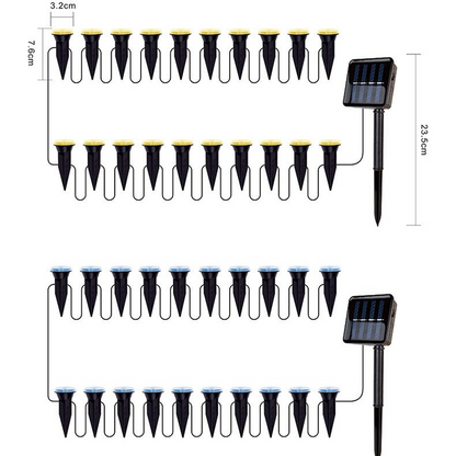 💡🌿  Solarbetriebene Gartenwegleuchten – Automatisches Ein/Aus, wasserdicht & perfekt für Wege, Einfahrten & Terrassen ✨