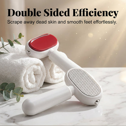 🦶 50% RABATT! 🛁 Doppelseitige Fußfeile gegen Hornhaut – Sanft & effektiv – Für babyweiche Füße – Salon-Ergebnis zu Hause ✨