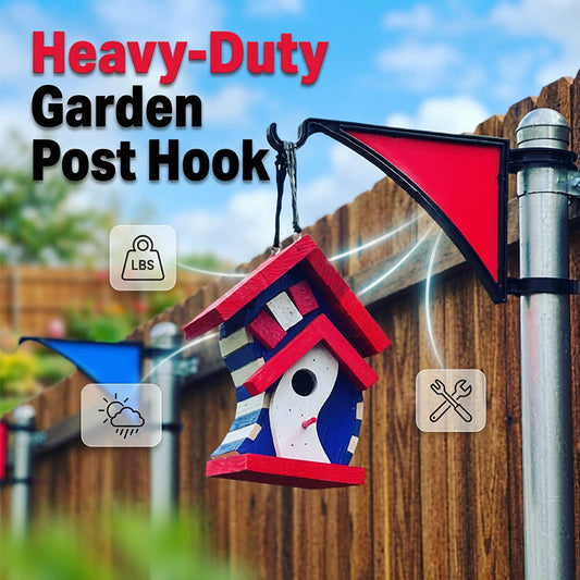 ☀️ Flexibler Gartenaufhänger ✅ Für Terrasse & Zaunpfosten 🌷 Praktisch im Alltag 🏡