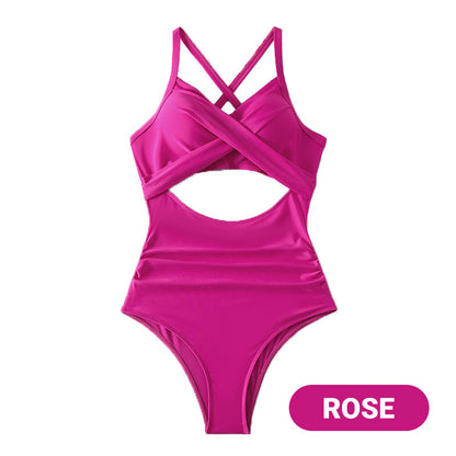 ⏰🔥 DEIN NEUER SOMMER-LIEBLING. Women's Solid Ribbed Cutout-Front Shaping Swimsuit – der perfekte Mix aus Style & Funktion. Die Ripp-Struktur schmeichelt jeder Figur, der Cutout setzt Akzente. Für Strand, Pool & heiße Tage. 👙🌊