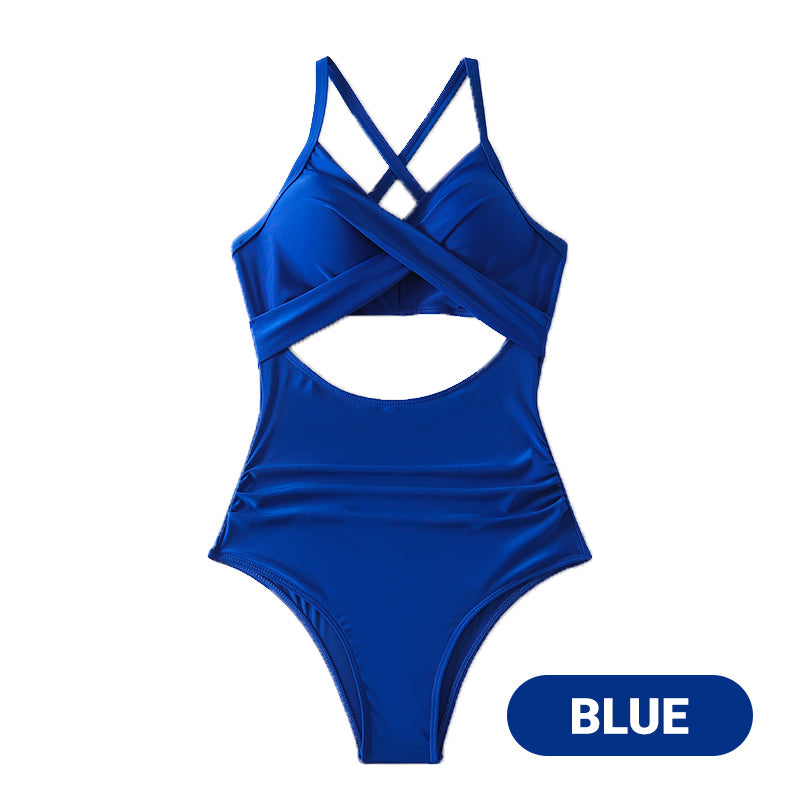 ⏰🔥 DEIN NEUER SOMMER-LIEBLING. Women's Solid Ribbed Cutout-Front Shaping Swimsuit – der perfekte Mix aus Style & Funktion. Die Ripp-Struktur schmeichelt jeder Figur, der Cutout setzt Akzente. Für Strand, Pool & heiße Tage. 👙🌊