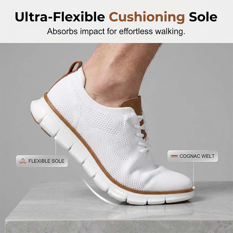 👟 50% RABATT! 🧦 Herren Atmungsaktive Strick-Freizeitschuhe – Leichte Sohle, flexibles Material & bequemer Halt – Perfekt für langes Stehen & Gehen im Alltag 🌿