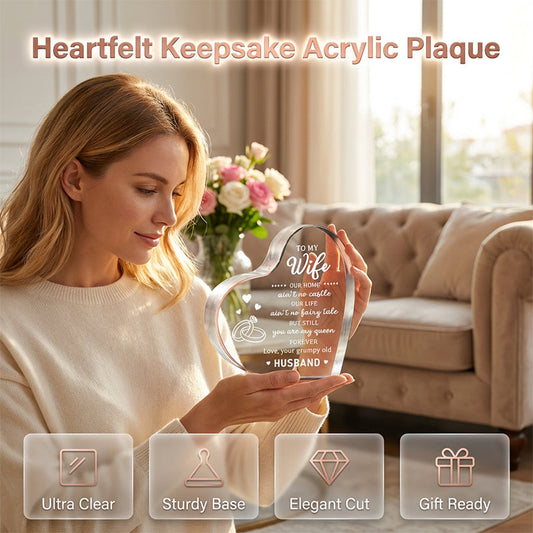 🔥Bestseller-Geschenk zum Muttertag👩 50 % Rabatt-Sentimentale Schreibtischdeko – Geschenk für die Familie