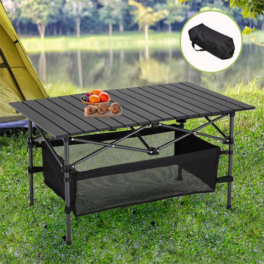 ⛺ Outdoor Campingtisch｜Tragbar & platzsparend zusammenklappbar 🧺 mit Tasche