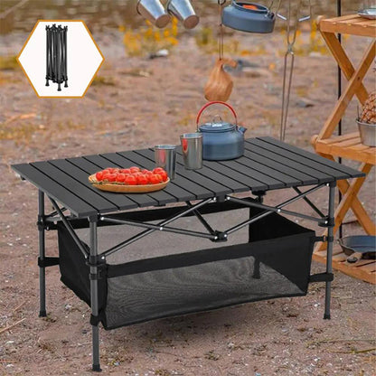 ⛺ Outdoor Campingtisch｜Tragbar & platzsparend zusammenklappbar 🧺 mit Tasche