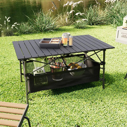 ⛺ Outdoor Campingtisch｜Tragbar & platzsparend zusammenklappbar 🧺 mit Tasche