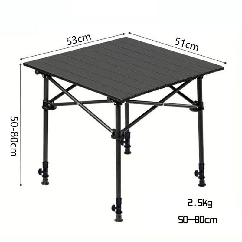 ⛺ Outdoor Campingtisch｜Tragbar & platzsparend zusammenklappbar 🧺 mit Tasche