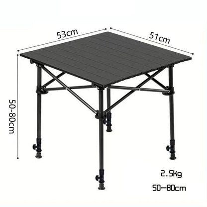 ⛺ Outdoor Campingtisch｜Tragbar & platzsparend zusammenklappbar 🧺 mit Tasche