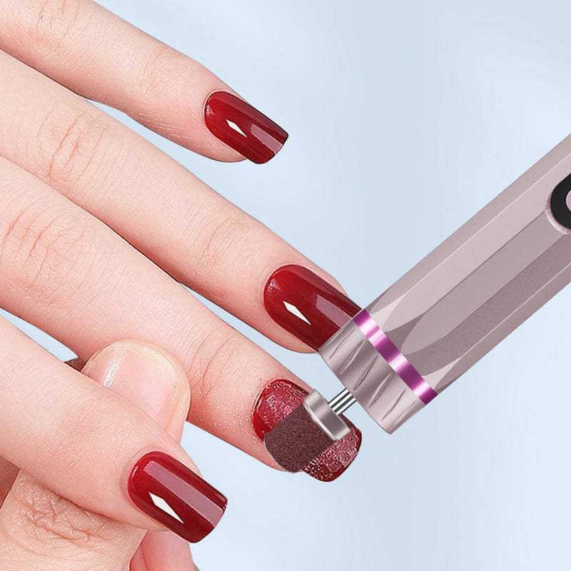 🦶🔧 Elektrische Fußfeile mit 9 Geschwindigkeitsstufen | LCD-Anzeige · USB-C-Aufladung · Gehäuse aus Aluminiumlegierung · Mehrere Schleifköpfe · Ergonomischer Griff im Stiftdesign