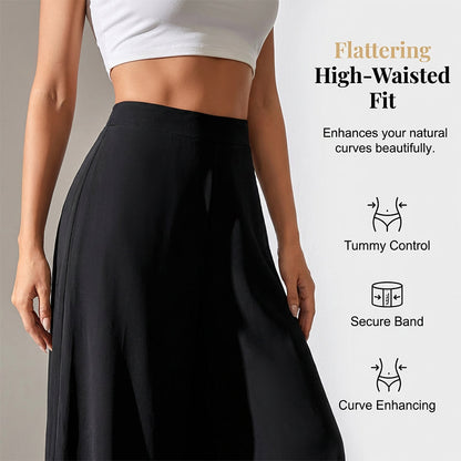 ✨ Schick & bequem: Fließende Chiffon-Hose mit weitem Bein für Damen – für jeden Anlass ✨