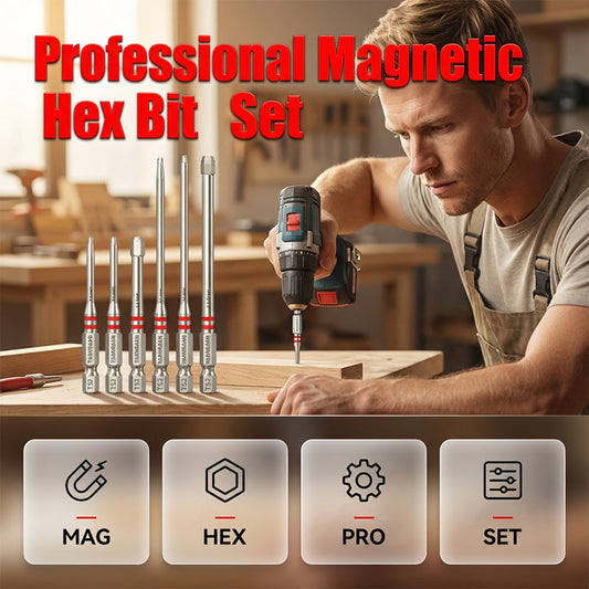 🛠️ Schwerlast-Bit-Satz ⚙️ Sechskant-Ausführung, verschleißfest | Profi & DIY