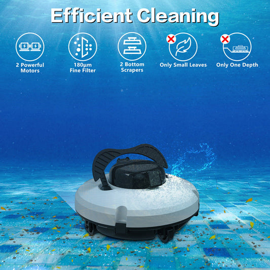 🤖🌊 Akku-Roboter-Poolreiniger für Schwimmbecken ✨