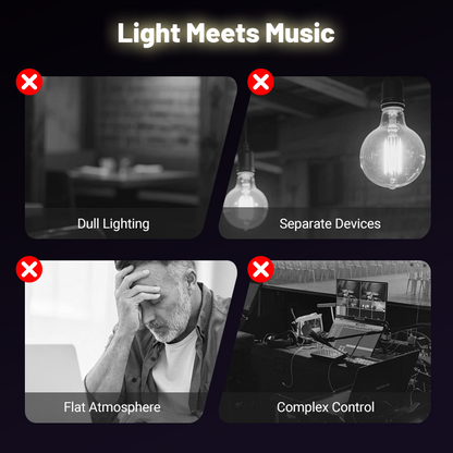 🎶💡 Intelligente LED-Musik-Deckenleuchte 🔊 Bluetooth-Lautsprecher