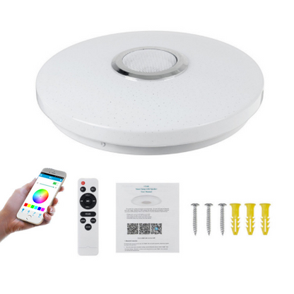 🎶💡 Intelligente LED-Musik-Deckenleuchte 🔊 Bluetooth-Lautsprecher
