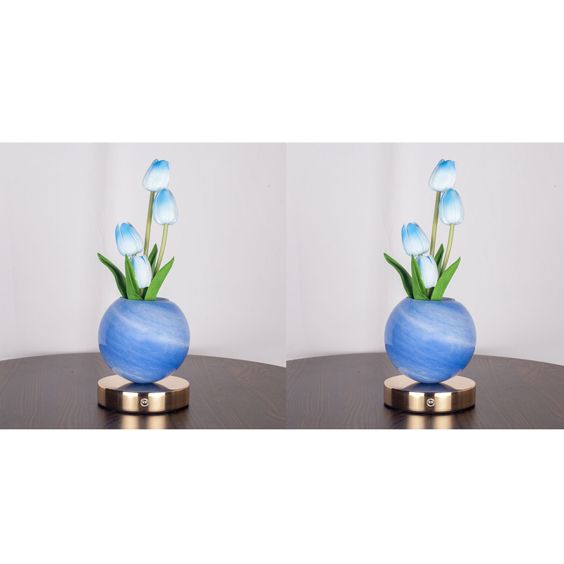 🌷💡🌸 Elegante Tulpenstrauß-Nachtlampe – Romantische Blumenlampe, Schlafzimmer Deko Nachtlicht